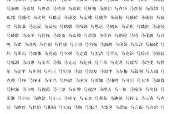 马姓女孩名字大全-马姓女孩起名字大全-马姓名字大全姓名