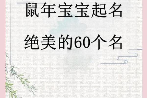 哪些字适合给早上7点出生的属鼠男孩起名姓名