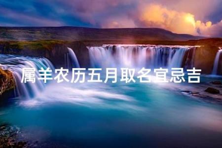 晚上出生的属羊男孩应该如何起名，宜用什么字姓名